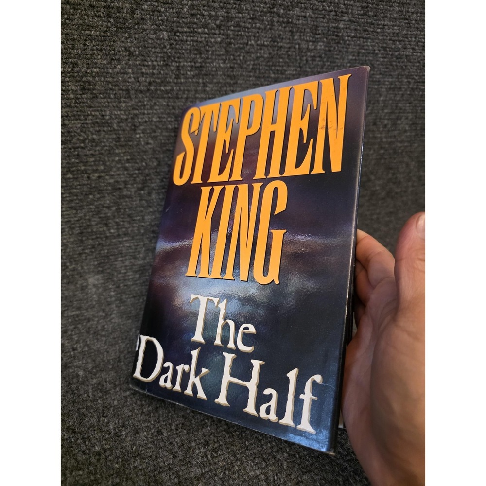 Vintage The Dark Half Stephen King Viking HC DJ Horror Novel Black 1989 USA - Picture 3 of 7